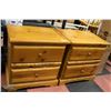 Image 1 : PAIR OF WOOD NIGHT STANDS