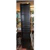 Image 1 : NARROW BLACK BOOKSHELF 16" X 11" X 80"