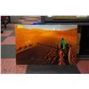 Image 1 : PROFESSIONAL PHOTO DESERT SCENE ON METAL 24"X16"