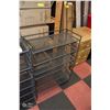 Image 1 : METAL SHOE SHELF, COLLAPSIBLE & SEPARATES TO 2 SECTIONS