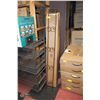 Image 1 : DECORATIVE METAL WALL PLATE RACK 54" X 5"