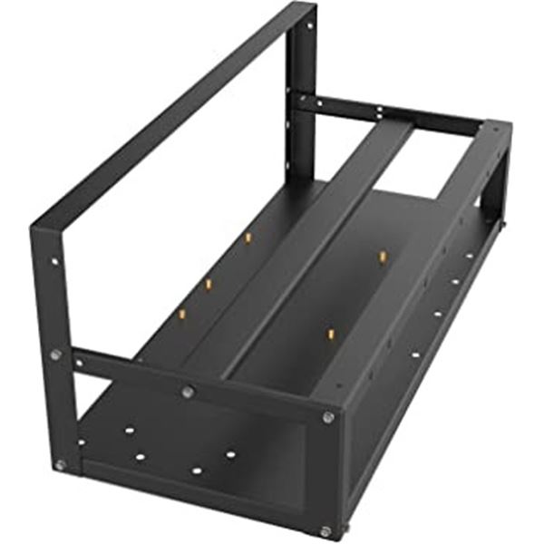 NEW MINING RIG FRAME, 6 GPU, STEEL OPEN AIR CRYPTO MINING FRAME RIG ...