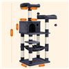 Image 2 : BRAND NEW FEANDREA TOWER SHAPED MULTI LEVEL CAT TREE, UPCT15GYZ, AMZ SES