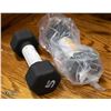 Image 1 : NEW SET OF 2 X 5LB FREE WEIGHTS, AMZ SES