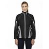 Image 1 : NEW NORTH END LADIES SPORT 3-TONE XL SIZE JACKET BLACK/WHITE/GREY, LIGHTWEIGHT ACTIVE JACKET, AMZ SE