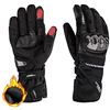 Image 1 : NEW 3M INSULATE LEXIN LX-W1 WINTER MOTORCYCLE GLOVES, TOUCH SCREEN TECHNOLOGY, WATERPROOF, HARD KNUC