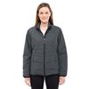 Image 1 : NEW NORTH END LADIES INSULATED GREY L SIZE JACKET RESOLVE PACKABLE, AMZ SES