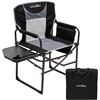 Image 1 : NEW SUNNYFEEL CAMPING/BEACH CHAIR WITH SIDE TABLE AND STORAGE BAG, FOLDABLE AND HEAVY DUTY, CARRYING