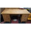 Image 1 : SOLID WOOD DESK  61" X 25" X 29"