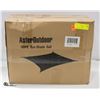 NEW ASTEROUTDOOR SUN SHADE SQUARE 16FT-16FT CREAM