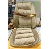 Image 1 : NEW UNPACKED ALIBO GREY/BROWN LUMBAR SUPPORT SOFT COMFORT SEAT AND BACK CUSHION WITH STRAPS, AMZ SES