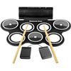 Image 1 : PYLE ELECTRIC ROLL UP MIDI DRUM KIT W. 9 ELECTRIC DRUM PADS, FOOT PEDALS, DRUMSTICKS AND POWER SUPPL