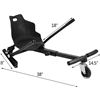 Image 2 : NEW REPACKED VEVOR HOVERBOARD GO KART CONVERTER KIT WITH FRAME AND ANTI OVERTURN WHEEL, AMZ SES, *HO