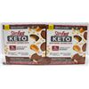 Image 1 : 2PK SLIMFAST KETO BOMB PEANUT BUTTER CUP 14 17GRAM CUPS PER BOX, RETAIL $12.59 PER BOX FREE FROM GLU