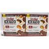 Image 1 : 2PK SLIMFAST KETO BOMB PEANUT BUTTER CUP 14 17GRAM CUPS PER BOX, RETAIL $12.59 PER BOX FREE FROM GLU