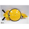 Image 1 : NEW UNPACKED YELLOW VEHICLE SECURITY WHEEL LOCK HEAVY DUTY, COMES WITH TWO KEYS, AMZ SES