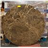 Image 1 : 36" DIAMETER ROUND MARBLE TABLE TOP