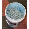 Image 1 : LARGE BUCKET OF 2.5 INCH MACHINE SCREWS