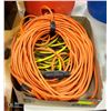 SET OF 3 EXTENSION CORDS.