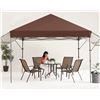 Image 1 : MASTERCANOPY 10 X 10 DUAL AWNING CANOPY WITH RETAILS FOR $299
