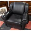 Image 1 : BLACK LEATHER CHAIR