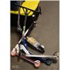 Image 1 : LOT OF 4 SCOOTERS - RAZOR + MORE HANDLE BARS HAVE BEEN TAPED
