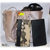 Image 1 : LOT OF VARIOUS PURSES, BAGS + WALLETS