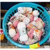 Image 1 : BASKET OF 35 ASSORTED SMALL SKEINS YARN