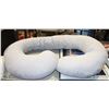 Image 1 : GREY COLOURED PREGNANCY BODY PILLOW