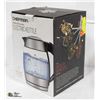 Image 1 : CHEFMAN CORDLESS GLASS ELECTRIC KETTLE