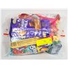 Image 1 : BAG OF ASSORTED BRAND NAME CANDY + CHOCOLATES SOME MAY BE JUST PAST THE BEST BEFORE DATES