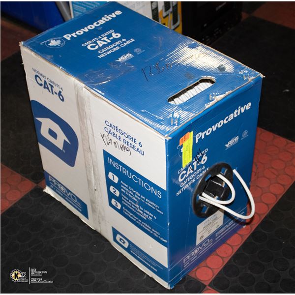CAT6 ETHERNET CABLE BOX WITH 125 METRES