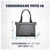Image 7 : NEW YETI CROSSROADS BLACK TOTEBAG. MSRP $319.25