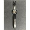 Image 2 : NEW MEN'S EDISON AUTOMATIC CLASSIC WRIST WATCH, BLACK LEATHER STRAP