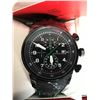 Image 2 : NEW MEN'S STOCKWELL CHRONOGRAPH WATCH, LIMITED EDITION MOTOR SPORTS ISSUE, GREEN & BLACK, RUBBER