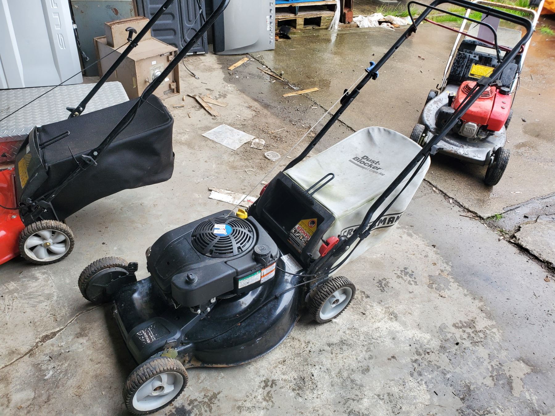 CRAFTSMAN MODEL 944.364280 REAR BAG SELF PROPELLED LAWN MOWER (RUNNING ...