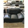 Image 2 : BLACK 3 PIECE SOFA SET; SOFA, LOVESEAT AND CHAIR