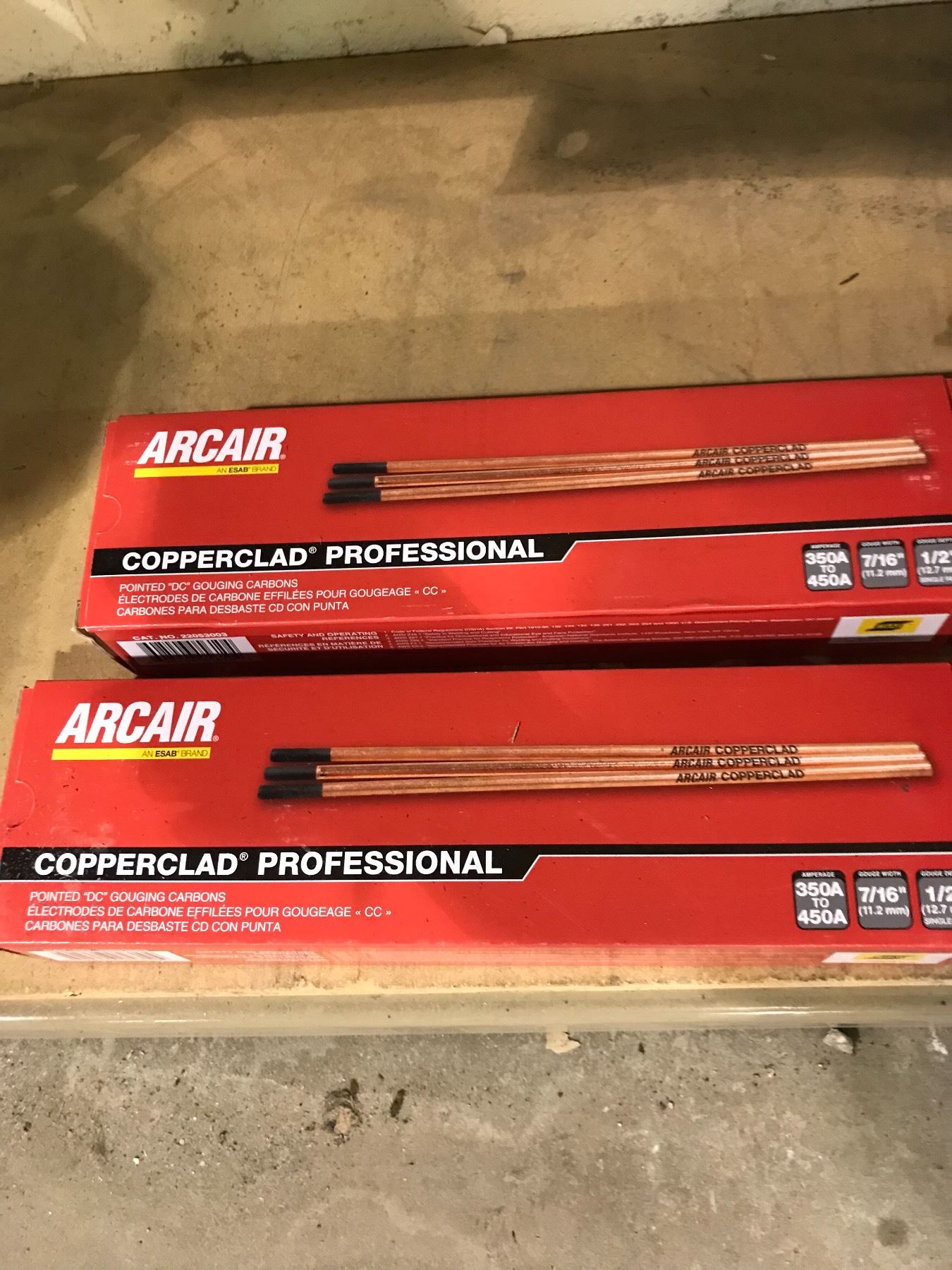 Arcair 500 Gouges TWECO 500 AMP COPPER GROUND CLAMP, ARCAIR COPPERCLAD PROFESSIONAL ...