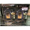 Image 1 : 2 ACOUSTIC RESEARCH BLUETOOTH PORTABLE WIRELESS SPEAKERS WITH LED FLICKERING FLAME LIGHT