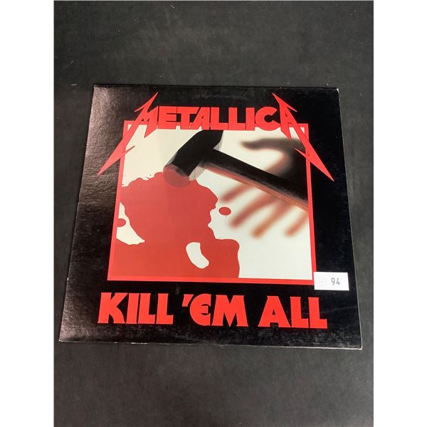 METALLICA KILL 'EM ALL VINYL RECORD