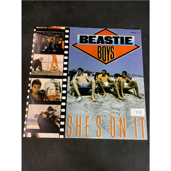 BEASTIE BOYS SHE'S ON IT VINYL RECORD