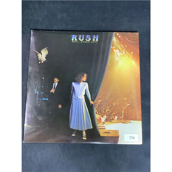 RUSH EXIT...STAGE LEFT SET OF 2 VINYL RECORDS