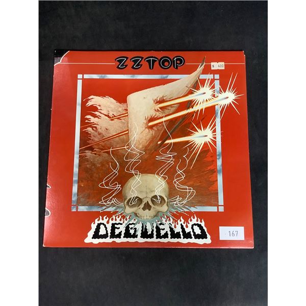 ZZ TOP DEGUELLO VINYL RECORD