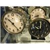 Image 2 : 6 ASSORTED VINTAGE CLOCKS BRANDS INCLUDE; SILVER BELL, BABY BEN, WESTCLOX AND MORE