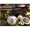 Image 2 : ASSORTED COLLECTABLES INCLUDING; CLOCK, ASHTRAYS, HYDRAULIC FLOOR JACK, PHILIPS COLOURVOICE 1000