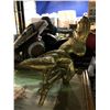 Image 2 : 2 FRAMED PRINTS, 2 BRASS EAGLE FIGURES, BRASS LARGE KEYS AND BRASS BELL