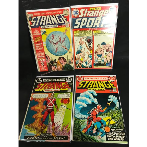 4 ASSORTED DC STRANGE COMIC BOOKS 3 X 20 CENT AND 1 X 25  ALL IN GREAT CONDITION