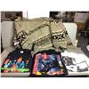 Image 1 : COWICHAN ZIP UP SWEATER UNKNOWN SIZE AND 3 BAND SHIRTS