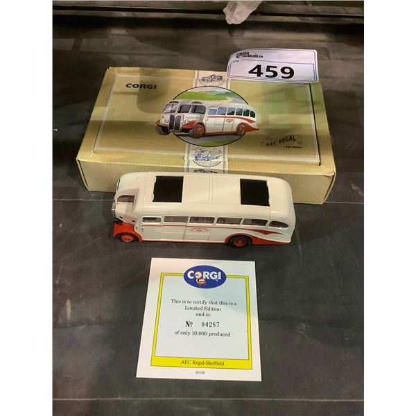 CORGI THE AEC REGAL-SHEFFIELD LIMITED EDITION WITH COA #04287