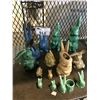 Image 2 : ASSORTED SYLVAC POTTERY BUNNY FIGURES